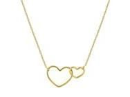 Collier Coeurs Enlacés Or Jaune 375 - 397224.00 - Réf. 397224.00