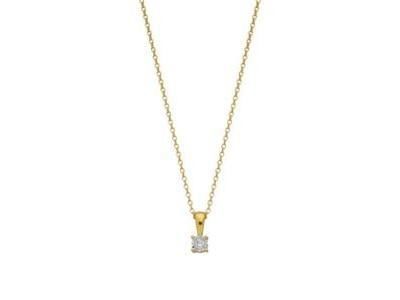 Collier Diamant Or Jaune 375 - A02119 - Réf. A02119