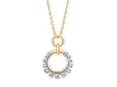Collier Diamant Or Jaune 750 - CN29001DRH - Réf. CN29001DRH
