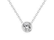 Collier en Or 750/1000 et Diamant 0.20 Carat - COL1120S2W - Réf. COL1120S2W