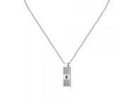 Collier Maserati Iconic en Acier, Trident Noir - JM423AVD20 - Réf. JM423AVD20