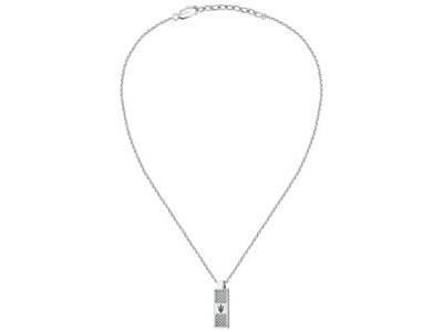 Collier Maserati Iconic en Acier, Trident Noir - JM423AVD20 - Réf. JM423AVD20