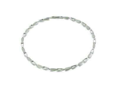 Collier Mixte Titane Mat et Poli Boccia 08039-01 - Réf. 08039 01