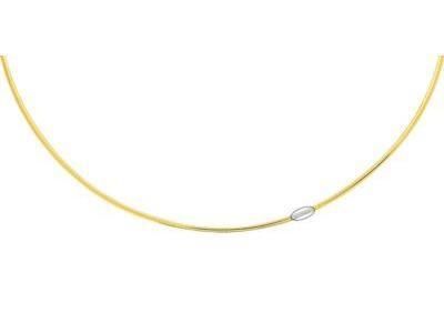 Collier Oméga Réversible Bicolore Or 750 - 2,50 mm - 2488.10 - Réf. 2488.10