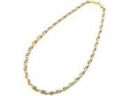 Collier Or Bicolore 750/1000 Anneaux en Chute Masviel - 655.07G - Réf. 655.07G