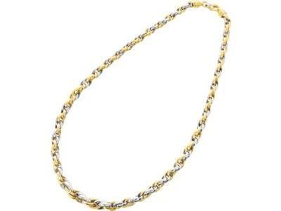 Collier Or Bicolore 750/1000 Anneaux en Chute Masviel - 655.07G - Réf. 655.07G