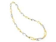Collier Or Bicolore 750/1000 Maille Ogives Torsadées Masviel - 7016.20G - Réf. 7016.20G