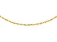 Collier Or Jaune 750 Maille Forçat Double Creuse Et Droite A93913 - Réf. A93913