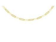 Collier Or Jaune 750 Maille Ovale Effet Diamanté - VLFRA072 - Réf. VLFRA072