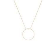 Collier Or Rose 750/1000 Cercle Simple 20 MM - B91814 - Réf. B91814