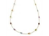 Collier Pierres Fines Multicolores Or Jaune 750/1000 - 11755 - Réf. 11755