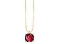 Collier Rhodolite Coussin Or Jaune 750/1000 - CN31439RO - Réf. CN31439RO