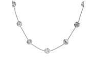 Collier Ronds Froissés Or Gris Rhodié 375 Scarlett Ballet BN2074CNG45 - Réf. BN2074CNG45