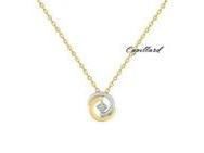 Collier Solitaire Diamant Or Bicolore 375 - 5ZA704BB4 - Réf. 5ZA704BB4