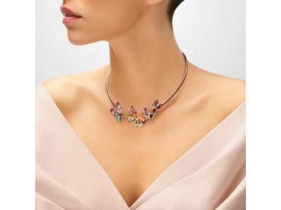 Collier Torque Una Storia Papillons Argent Zircon CL121184 - Réf. CL121184