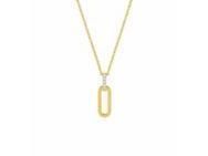 Collier Valenzi Argent 925 Plaqué Or et Zirconium - CL03Y - Réf. CL03Y