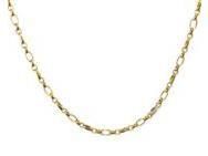Collier Valenzi Ovale Argent 925 Doré et Zirconium - FA242-C - Réf. FA242-C
