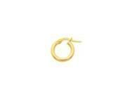 Créole or jaune 375/1000, fil 2mm, diamètre 8 mm - Réf. 650067.2