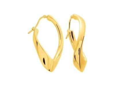 Créoles Creuses  Or Jaune 750 - 5597.11 - Réf. 5597.11