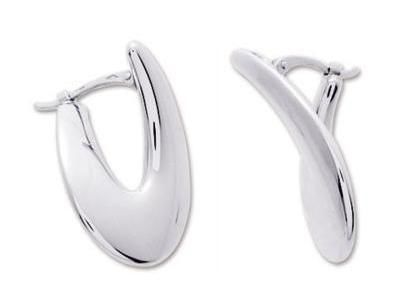 Créoles Creuses Or Jaune Rhodié 750 - 9583G - Réf. 9583G