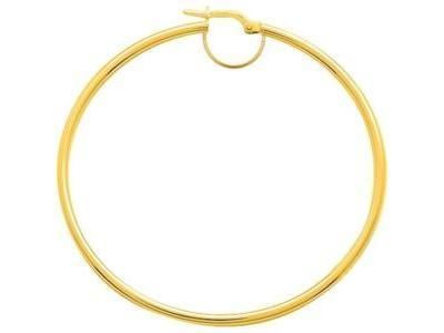 Créoles Or Jaune 375 Diamètre 70 MM Avec Arceau 9C2070 - Réf. 9C2070