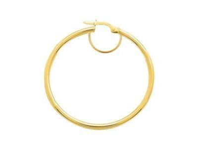 Créoles Or Jaune 750 Diamètre 40 mm - C2040 - Réf. C2040