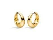 Créoles Titane Plaqué-Or Jaune Boccia - 05096-02 - Réf. 05096 02