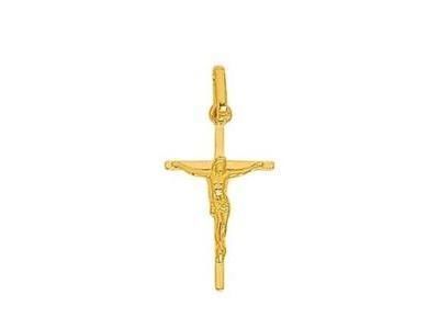 Croix Avec le Christ Or Jaune 750 - 007613 - Réf. 007613