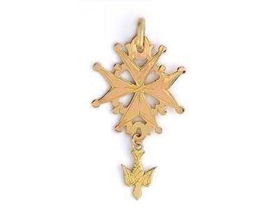 Croix Huguenote Or Jaune 750 Lucas Lucor P1325 - Réf. P1325