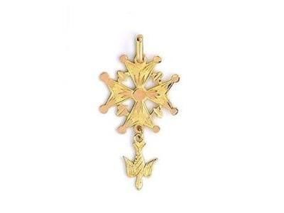 Croix Huguenote Or Jaune 750 Lucas Lucor P809 - Réf. P809