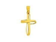 Croix Or Jaune 375 Ajourée - A00419 - Réf. A00419