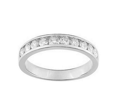 Demi Alliance Rail Diamant 0,60 Carat Or Gris 750 Girard - 3L039GB2 - Réf. 3L039GB2