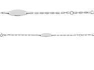 Gourmette Bébé Forçat Marine Or Gris 375 - 631009.1 - Réf. 631009.1