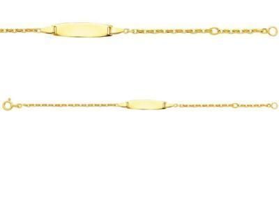 Gourmette Bébé Forçat Or Jaune 375 - 630027.1 - Réf. 630027.1