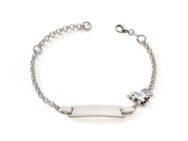 Gourmette Enfant Licorne Argent Rhodié C3079 - Réf. C3079