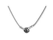 HÉLICÉ - Collier Jourdan Argent Main Hématite - ART 104 HE - Réf. ART 104 HE