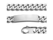 Identité Homme Argent Rhodié Maille Gourmette 10 mm - 304008.00 - Réf. 304008.00