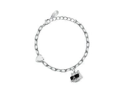 Karl Lagerfeld Bracelet Charms Chat Choupette Cristaux - KLAYD16 - Réf. KLAYD16
