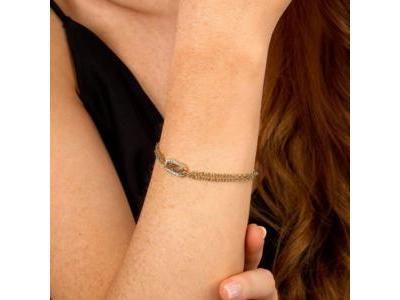 Karl Lagerfeld Bracelet Crystals Acier Doré - KLAYC32 - Réf. KLAYC32