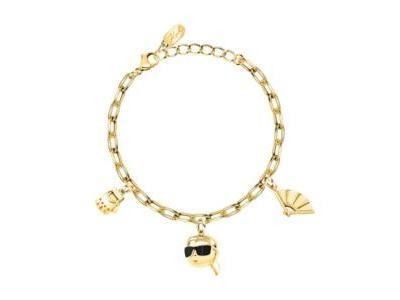 Karl Lagerfeld Bracelet Head Charms Acier Doré - KLAYD13 - Réf. KLAYD13