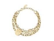 Karl Lagerfeld Bracelet Maison De Karl Doré Multichaînes Zircons - KLBJX10 - Réf. KLBJX10