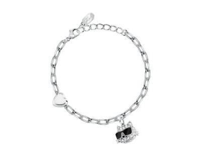 Karl Lagerfeld Choupette Charms Bracelet à Breloque - KLAYD16 - Réf. KLAYD16