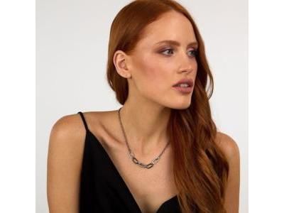 Karl Lagerfeld Collier Crystals Acier Cristaux - KLAYC14 - Réf. KLAYC14