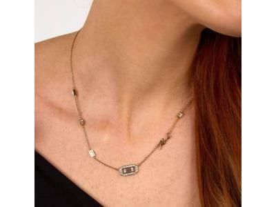 Karl Lagerfeld Collier Crystals Acier Doré - KLAYC09 - Réf. KLAYC09