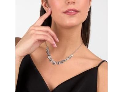 Karl Lagerfeld Collier Illume Acier Et Cristaux - KLBJX02 - Réf. KLBJX02