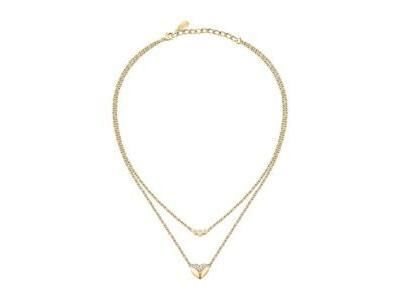 Karl Lagerfeld Collier Pavé Amour Acier Doré Cristaux - KLBJW02 - Réf. KLBJW02