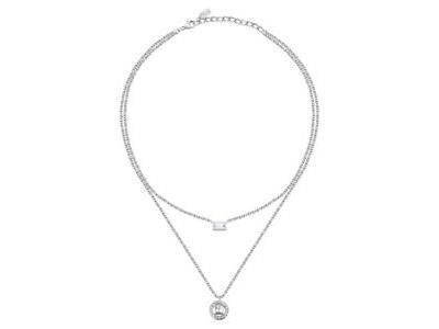 Karl Lagerfeld Illume Collier Acier Multichaînes Cristaux - KLBJX03 - Réf. KLBJX03