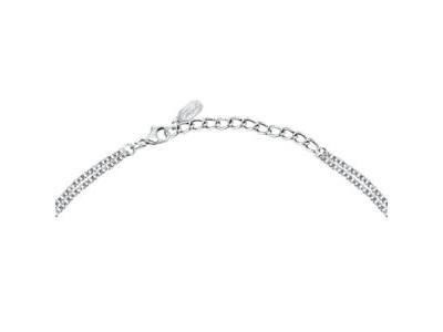 Karl Lagerfeld Illume Collier Argenté Multichaînes à Cristaux - KLBJX03 - Réf. KLBJX03