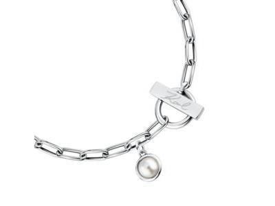 Karl Lagerfeld Pearl Bracelet Acier Et Perle Synthétique - KLAYR06 - Réf. KLAYR06