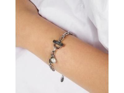 Karl Lagerfeld Pearl Bracelet Acier Et Perle Synthétique - KLAYR06 - Réf. KLAYR06